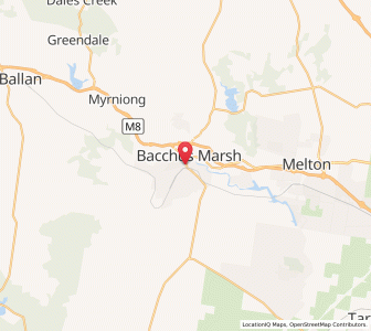 Map of Maddingley, VictoriaVictoria