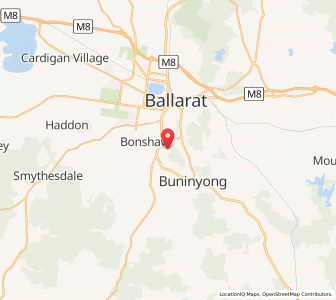 Map of Magpie, VictoriaVictoria