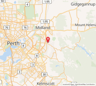 Map of Maida Vale, Western Australia