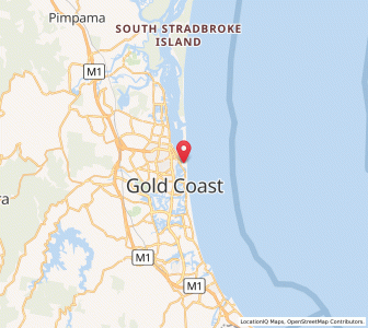 Map of Main Beach, Queensland
