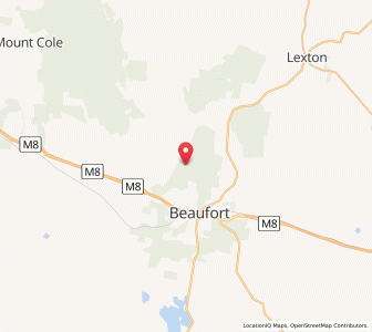 Map of Main Lead, VictoriaVictoria