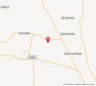 Map of Major Plains, VictoriaVictoria