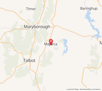 Map of Majorca, VictoriaVictoria