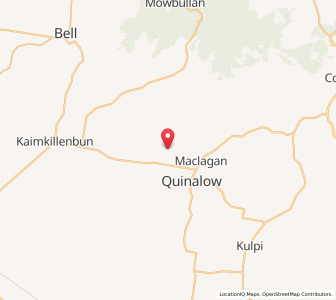 Map of Malling, Queensland