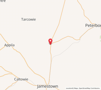 Map of Mannanarie, South Australia