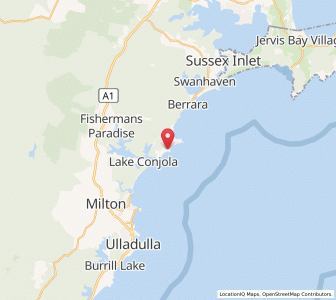 Map of Manyana, New South Wales