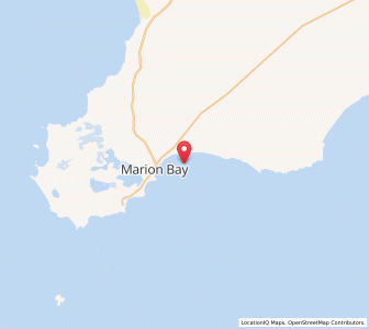 Map of Marion Bay, South Australia