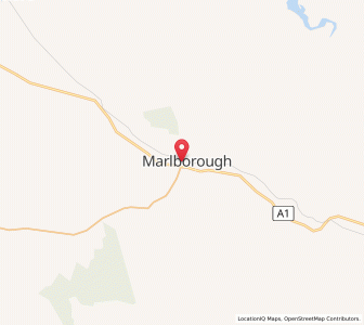 Map of Marlborough, Queensland