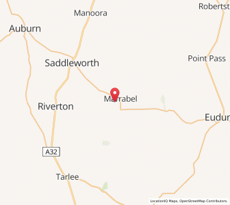 Map of Marrabel, South Australia