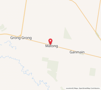 Map of Matong, New South Wales