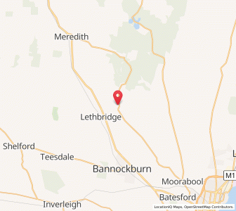 Map of Maude, VictoriaVictoria