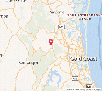 Map of Maudsland, Queensland