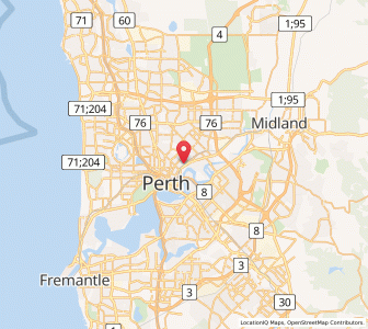 Map of Maylands, Western Australia