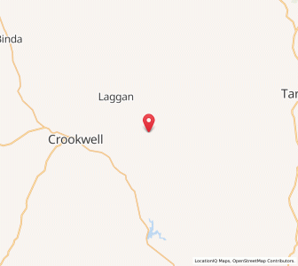 Map of McAlister, New South Wales