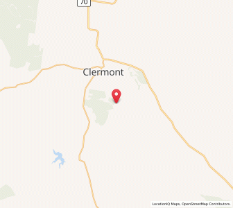 Map of McDonald Flat, Queensland