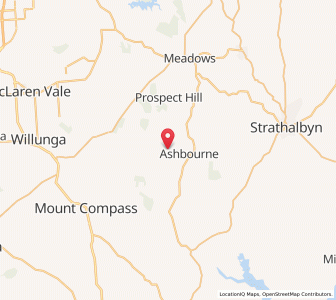 Map of McHarg Creek, South Australia