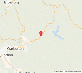 Map of McMahons Creek, VictoriaVictoria