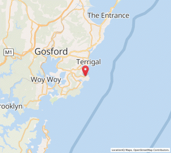 Map of McMasters Beach, New South Wales