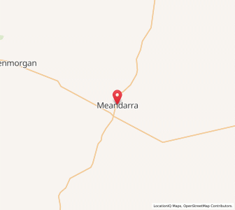 Map of Meandarra, Queensland