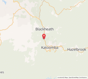 Map of Medlow Bath, New South Wales