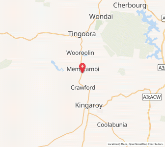 Map of Memerambi, Queensland