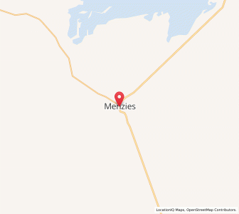 Map of Menzies, Western Australia