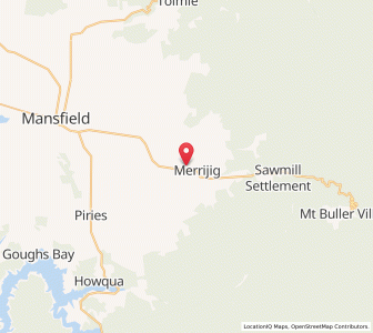 Map of Merrijig, VictoriaVictoria