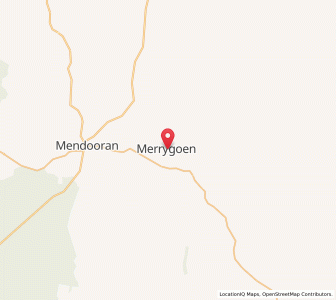 Map of Merrygoen, New South Wales
