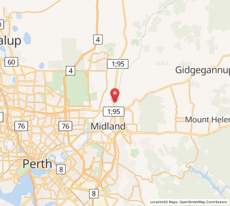 Map of Middle Swan, Western Australia