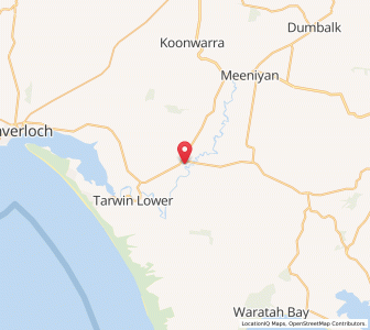 Map of Middle Tarwin, VictoriaVictoria