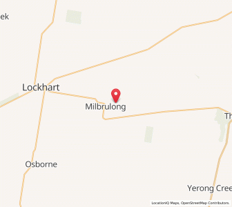 Map of Milbrulong, New South Wales