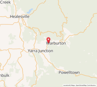 Map of Millgrove, VictoriaVictoria