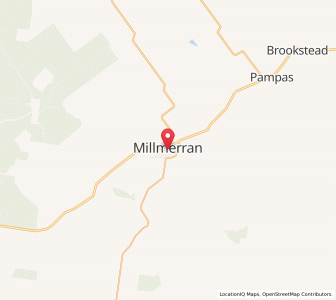 Map of Millmerran, Queensland