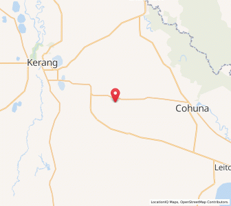 Map of Milnes Bridge, VictoriaVictoria