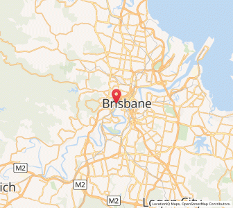 Map of Milton, Queensland