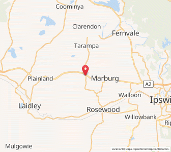 Map of Minden, Queensland