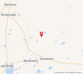 Map of Mininera East, VictoriaVictoria