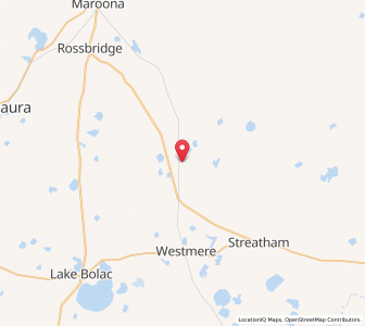 Map of Mininera, VictoriaVictoria