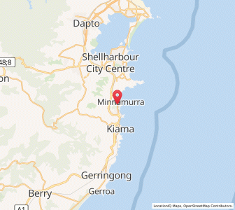 Map of Minnamurra, New South Wales