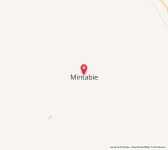 Map of Mintabie, South Australia