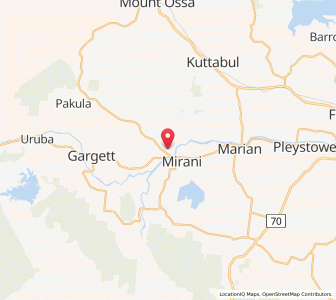 Map of Mirani West, Queensland