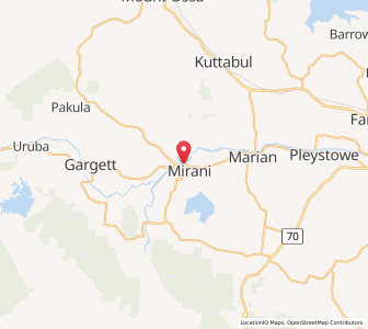 Map of Mirani, Queensland