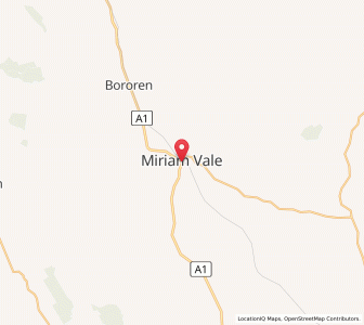 Map of Miriam Vale, Queensland