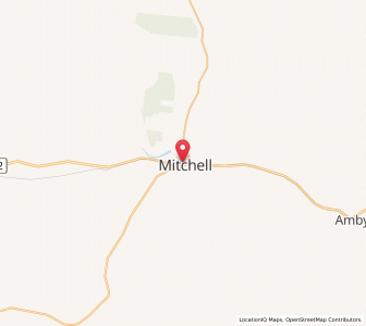 Map of Mitchell, Queensland