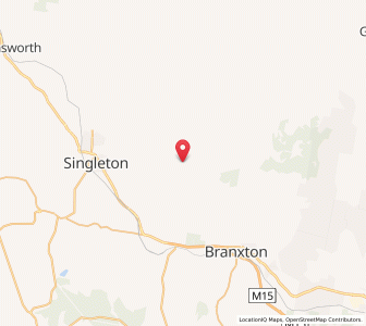 Map of Mitchells Flat, New South Wales