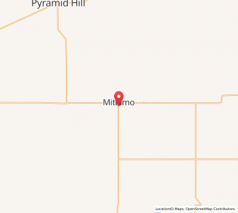 Map of Mitiamo, VictoriaVictoria