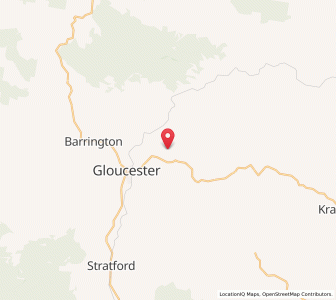 Map of Mograni Creek, New South Wales