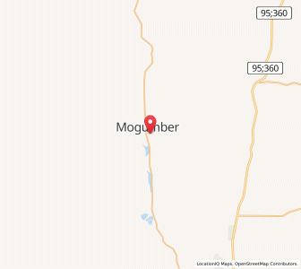 Map of Mogumber, Western Australia