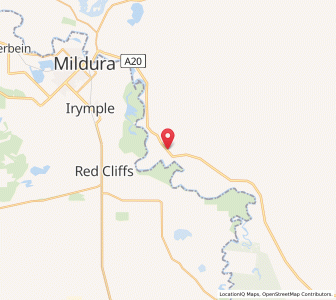 Map of Monak, New South Wales