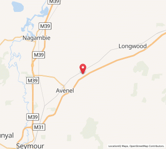 Map of Monea, VictoriaVictoria